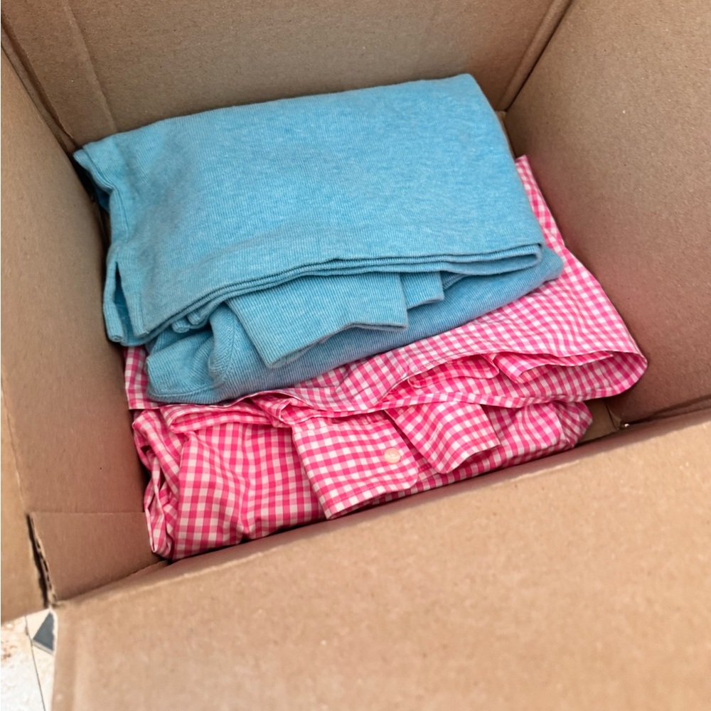 Surprise box of men’s clothing, various sizes